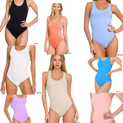 Cotton Racer Back Bodysuit