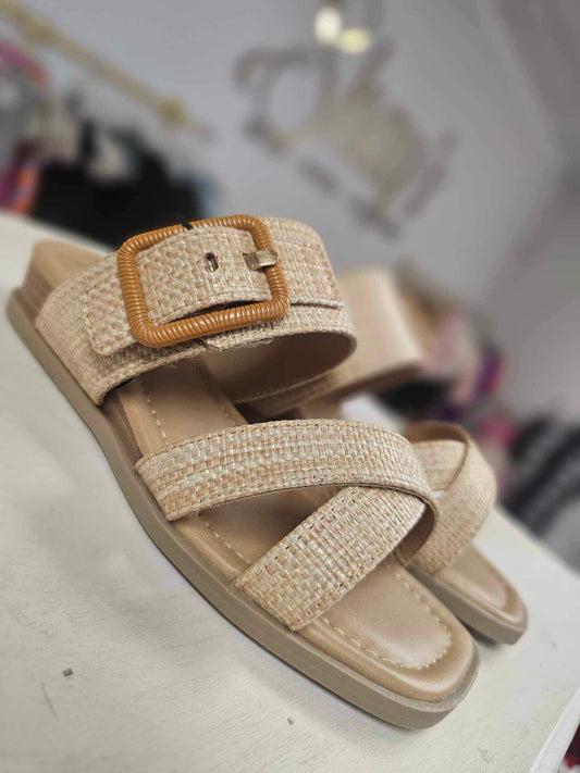 Cabin Natural Raffia Sandals