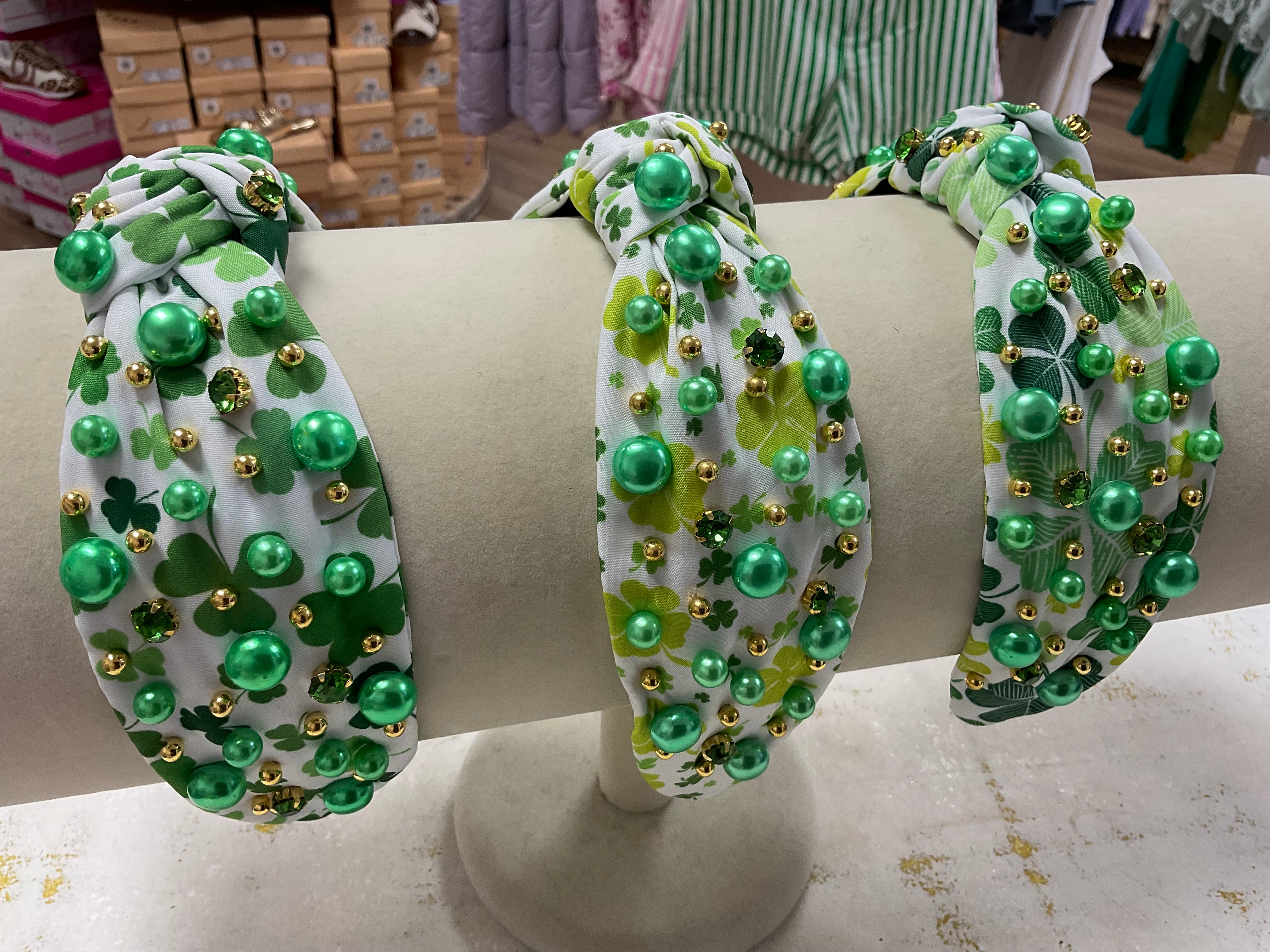 St Patricks Day Knotted Headbands