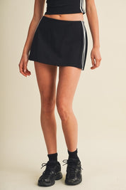 Sideline Stripe A-line Skort