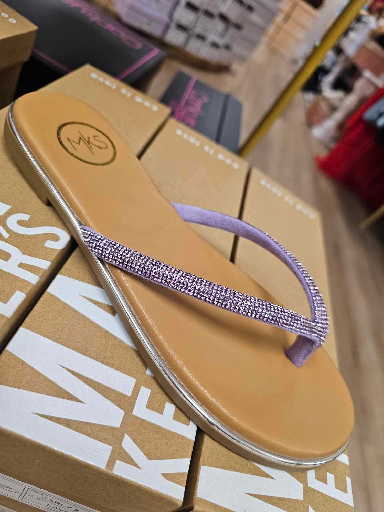 Carly 2- Rhinestone flip flops