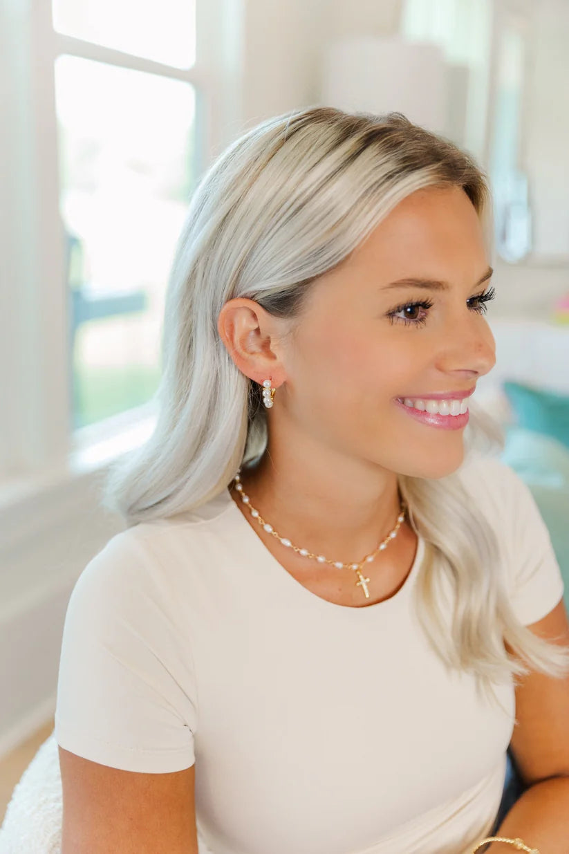 Taylor Shaye- Jacee Cross Necklace