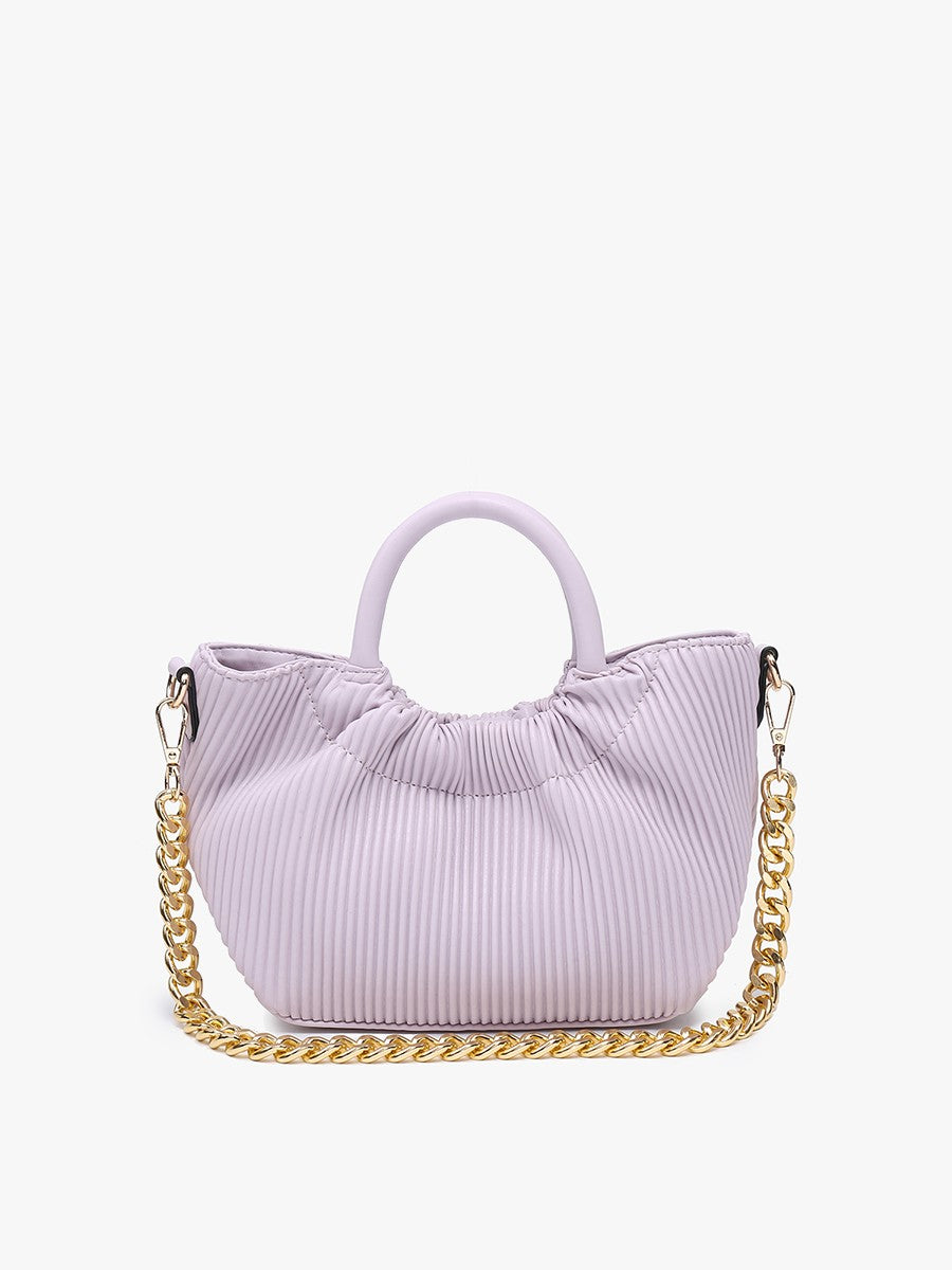 Valency Pleated Satchel - Lilac