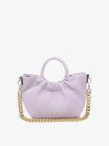 Valency Pleated Satchel - Lilac