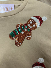 THE GINGERBREAD MAN- Fleece Pullover