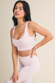 Picnic Contrast Thread Sports Bra