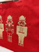 The Royal Standard-Royal Nutcracker Carryall Large Tote Red/Gold