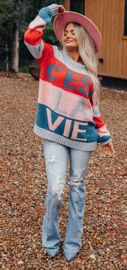 C’est La Vie Sweater