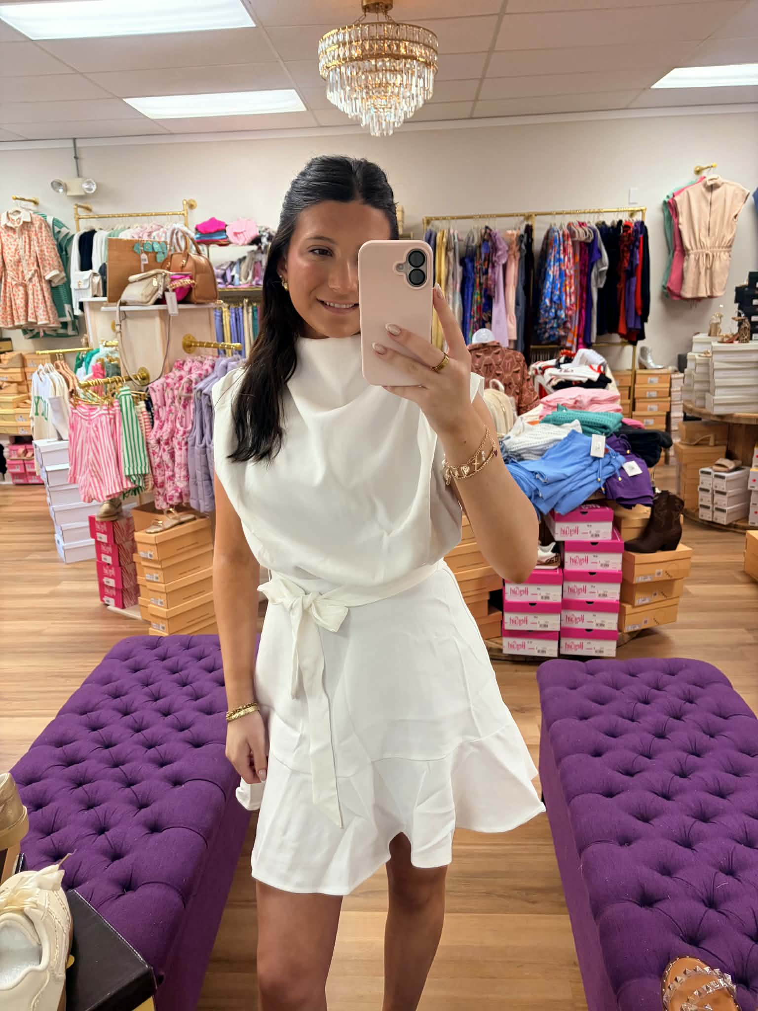 Breezy- Cowl Neck Sleeveless Mini Dress