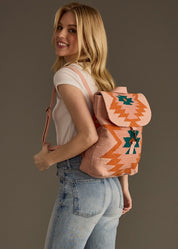 Woven Aztec Backpack
