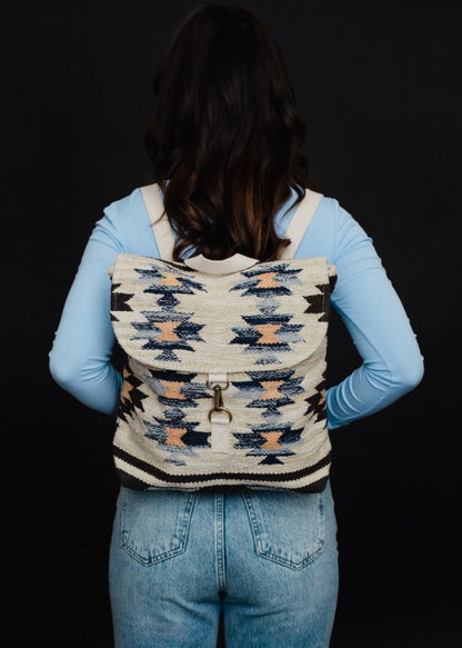 Woven Aztec Backpack