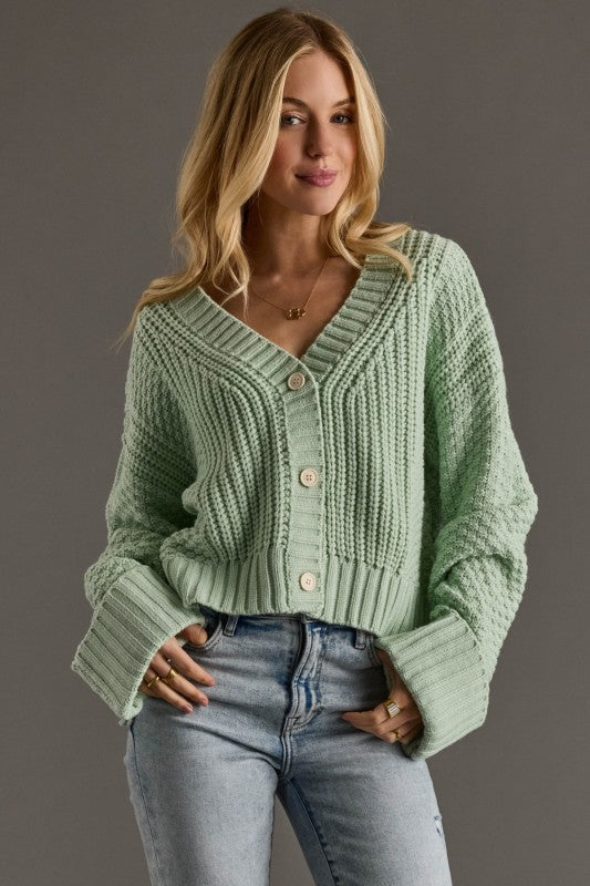 Casie Knit Cropped Cardigan