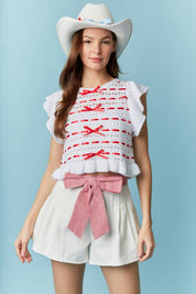 Bow Waistband Shorts