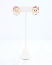 I Believe Santa Earring Pink