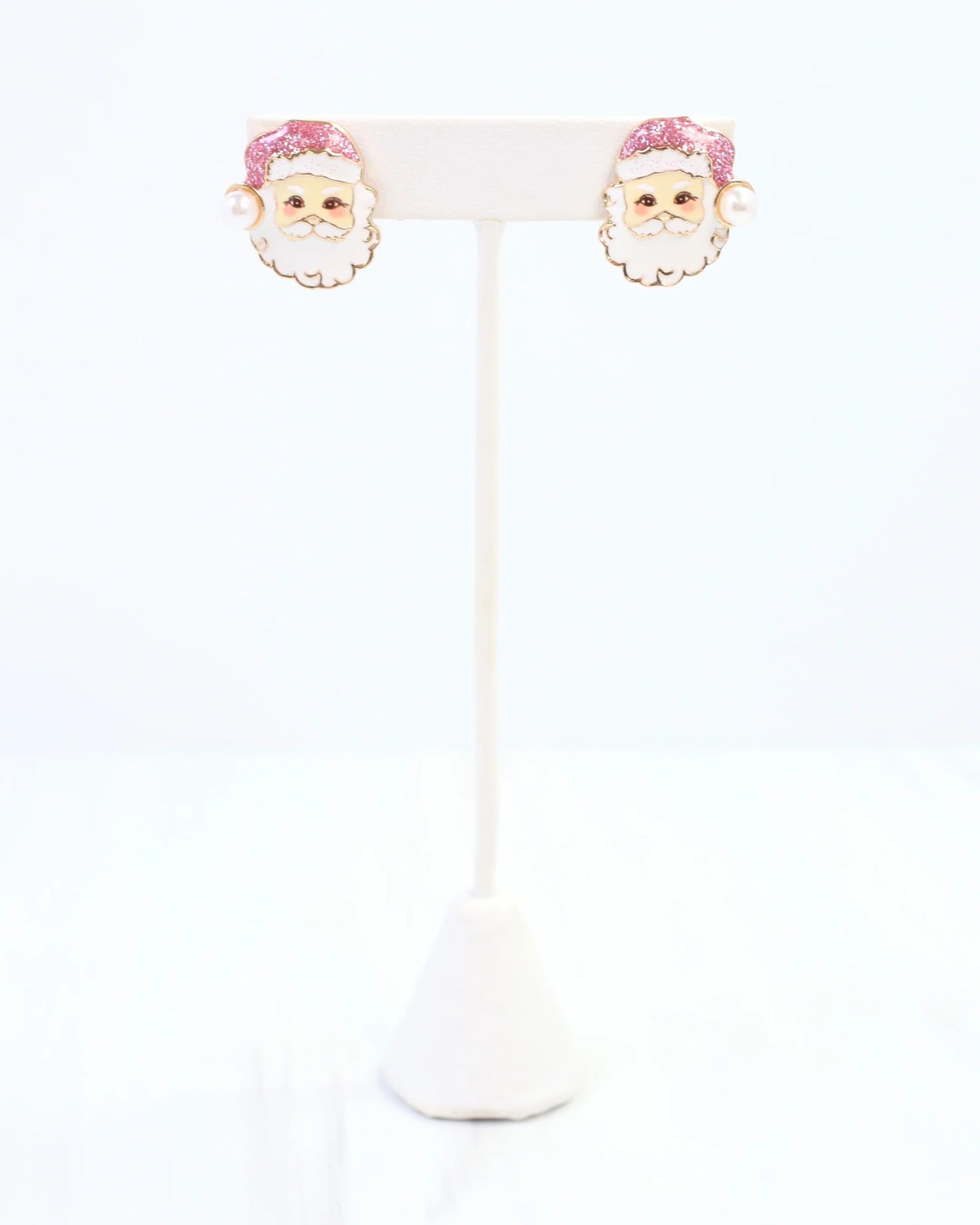 I Believe Santa Earring Pink