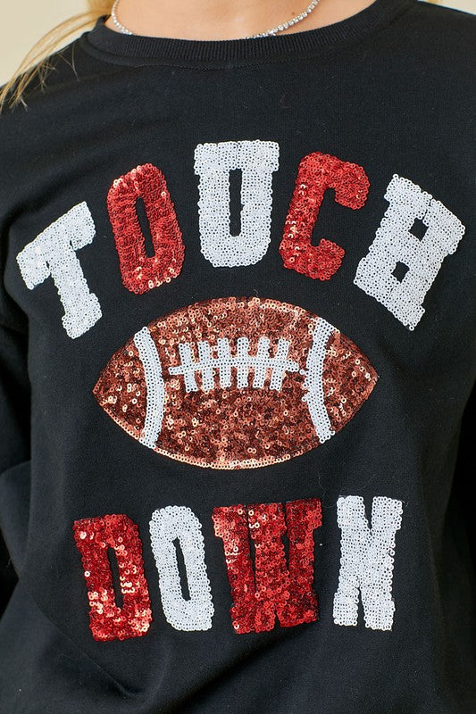 Sequin Touch Down Sweater