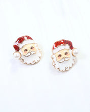 I Believe Santa Earring Red