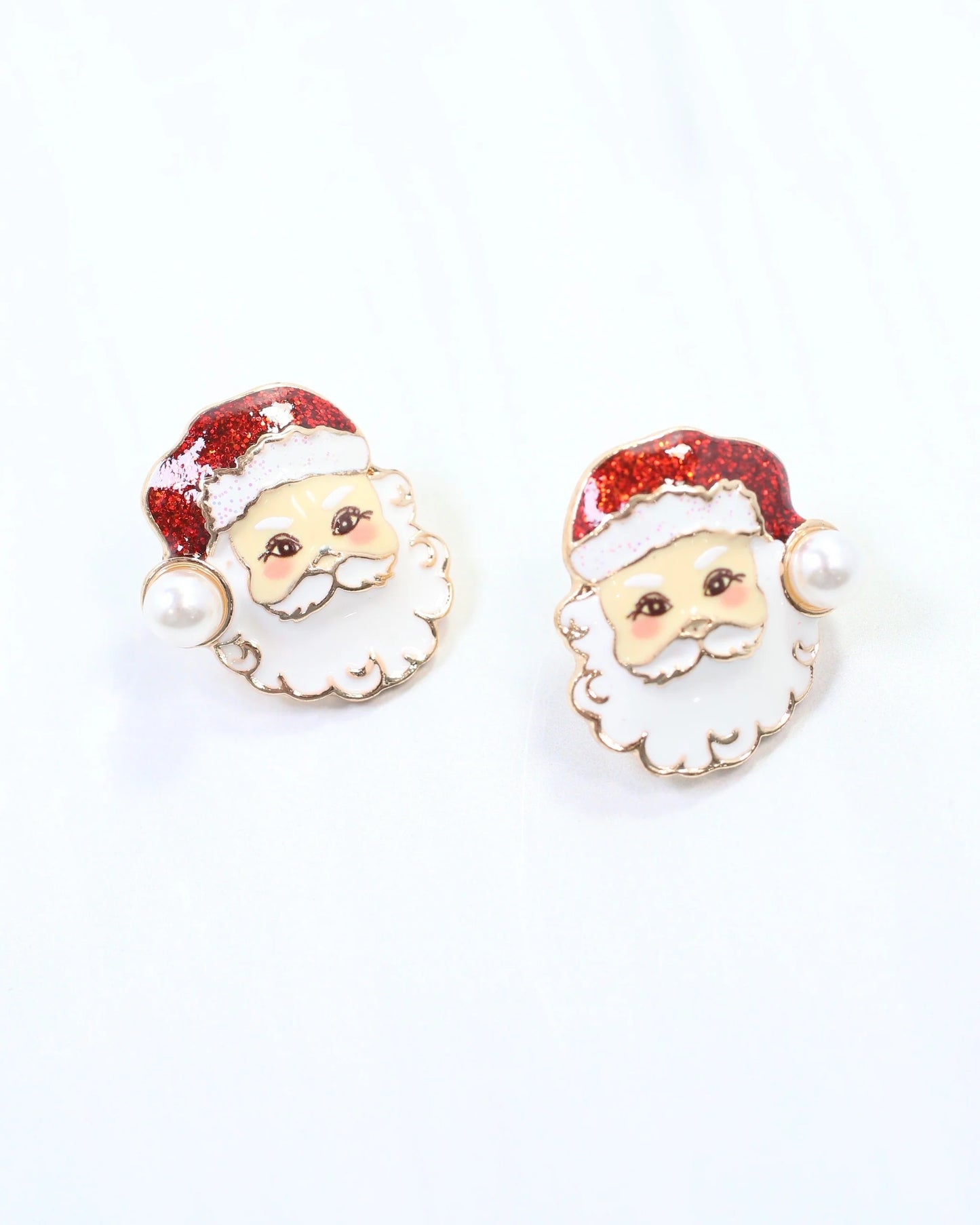 I Believe Santa Earring Red