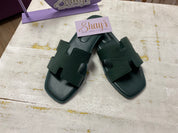 Vesta Emerald Sandals