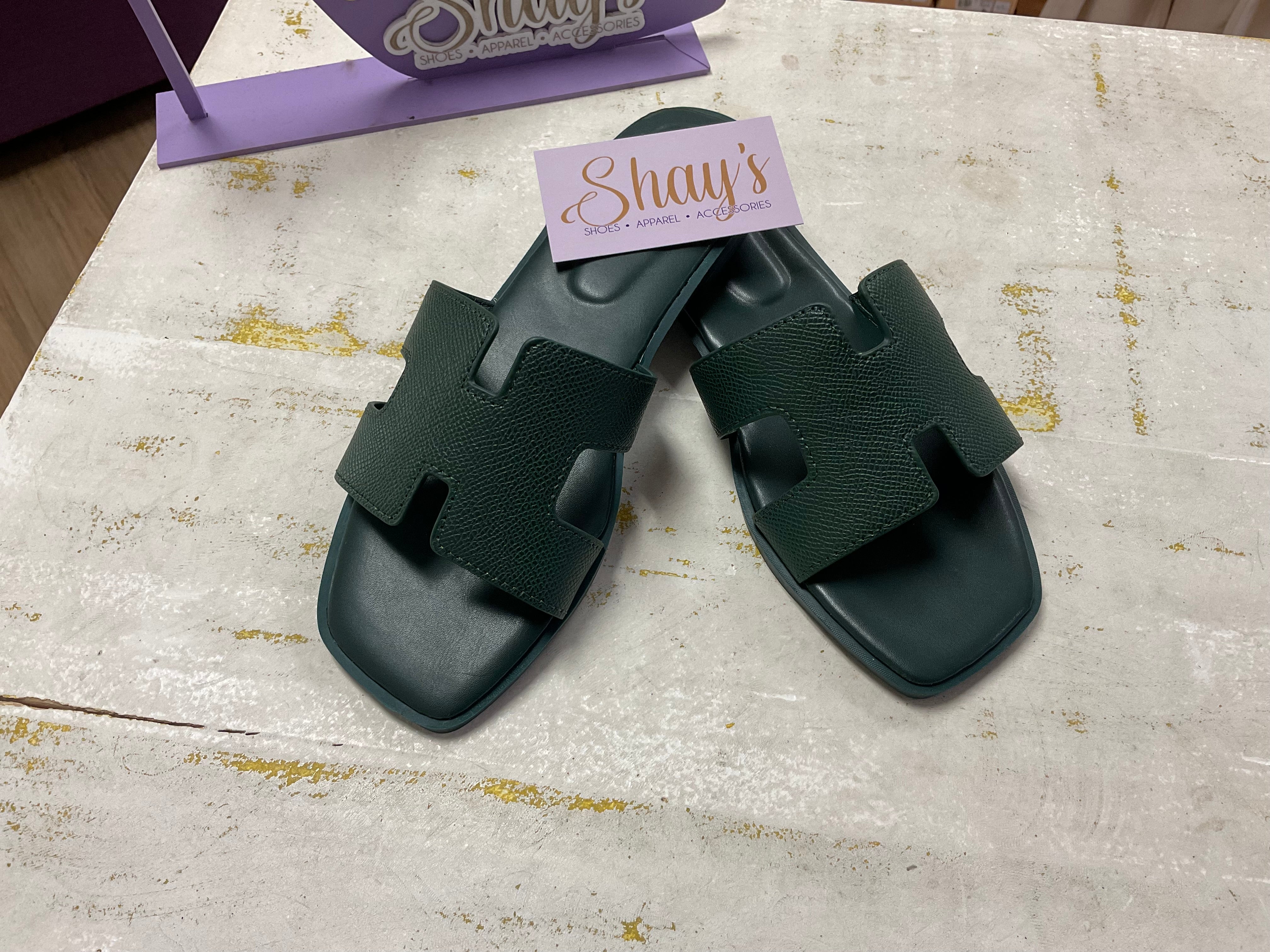 Vesta Emerald Sandals