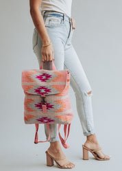 Woven Aztec Backpack