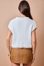 Game Day Tiger Intarsia Sweater Top