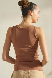 Reversible High/Low Neckline Seamless Tank