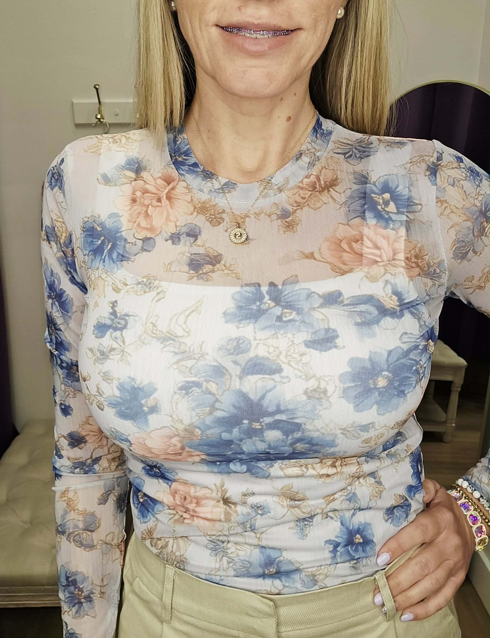 Spring Mesh Top