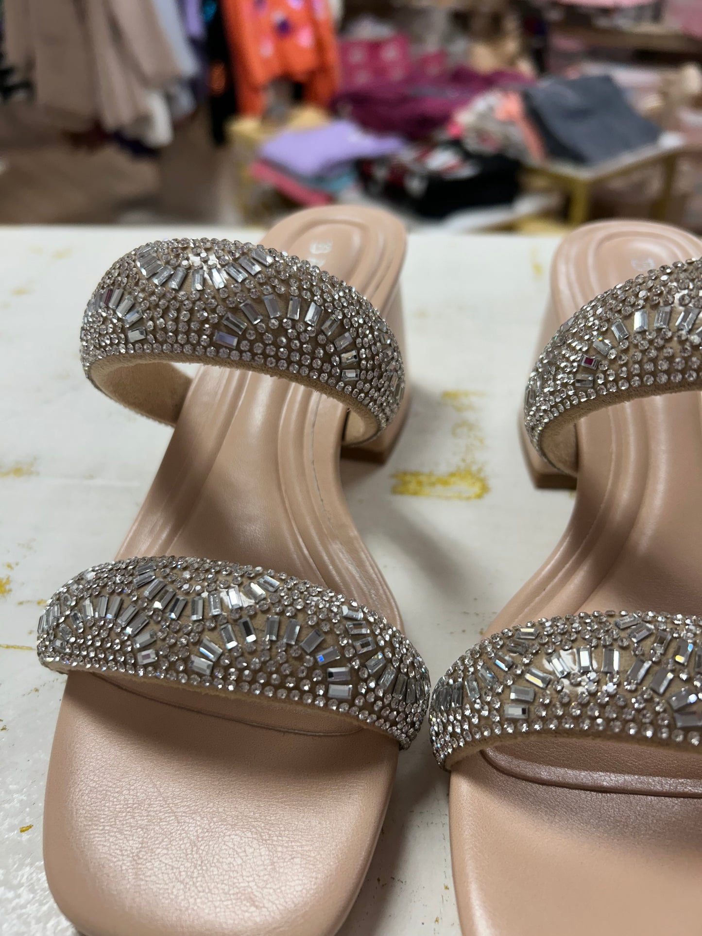 Bobbie - Bubble Rhinestone Heels