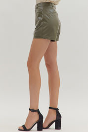 Lola- Olive Shorts