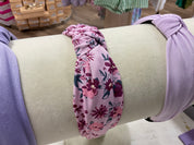 Spring Purples Knotted Headband