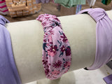 Spring Purples Knotted Headband