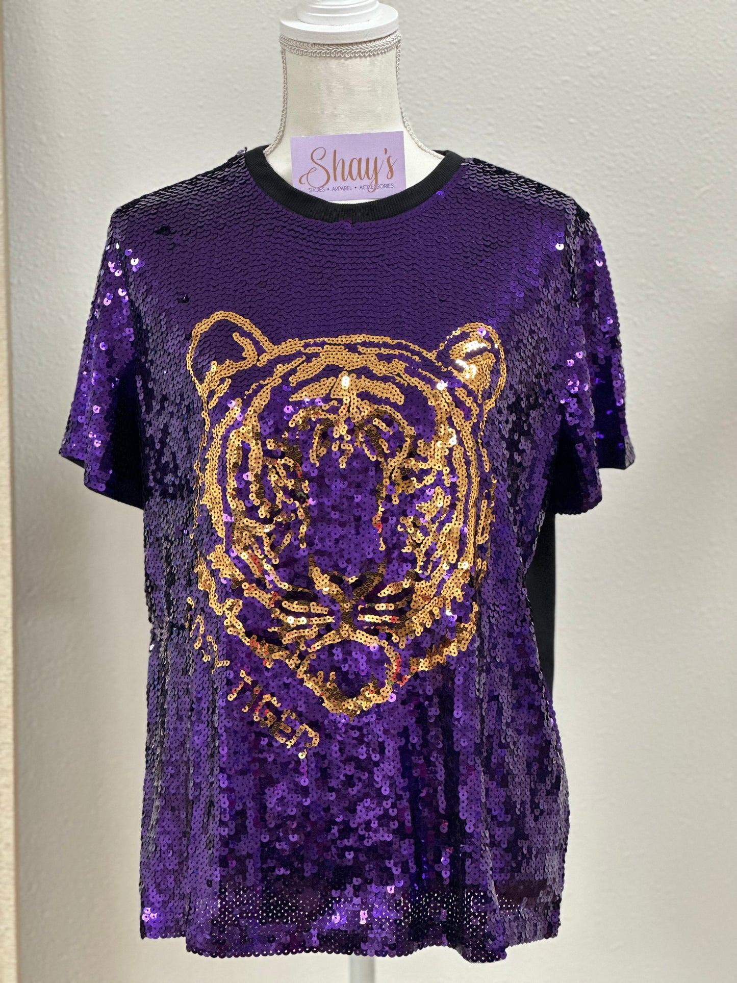 Sequin Easy Tiger T-Shirt