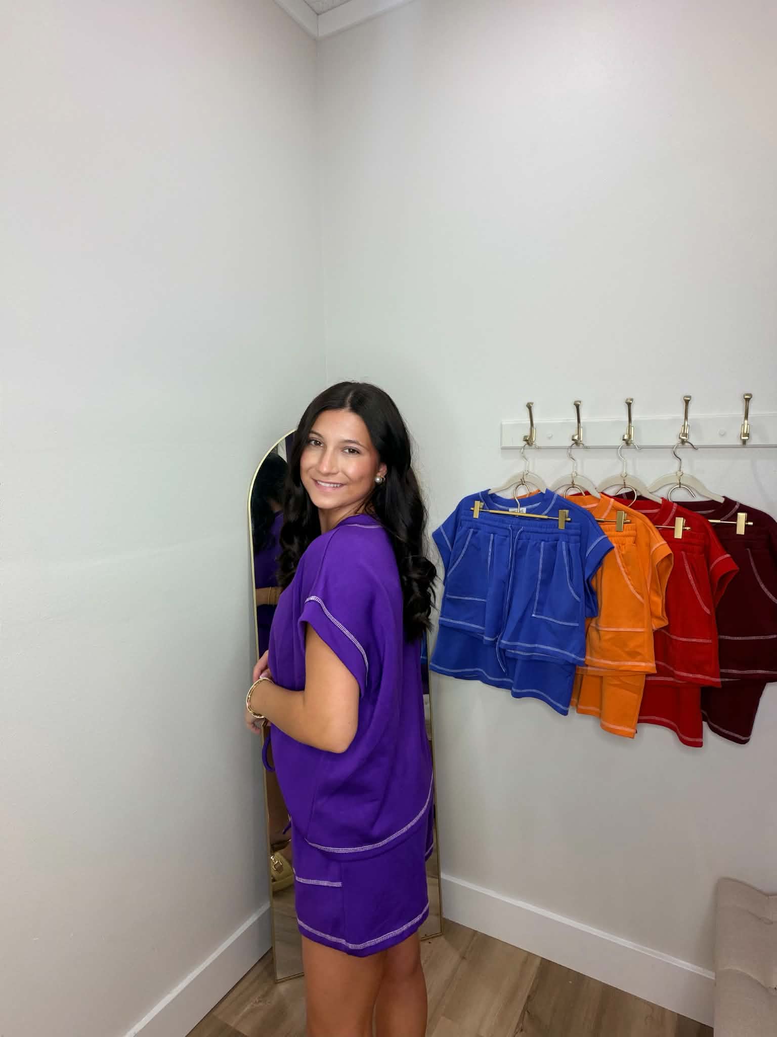 Scuba Contrast Stitch Game day Lounge Set