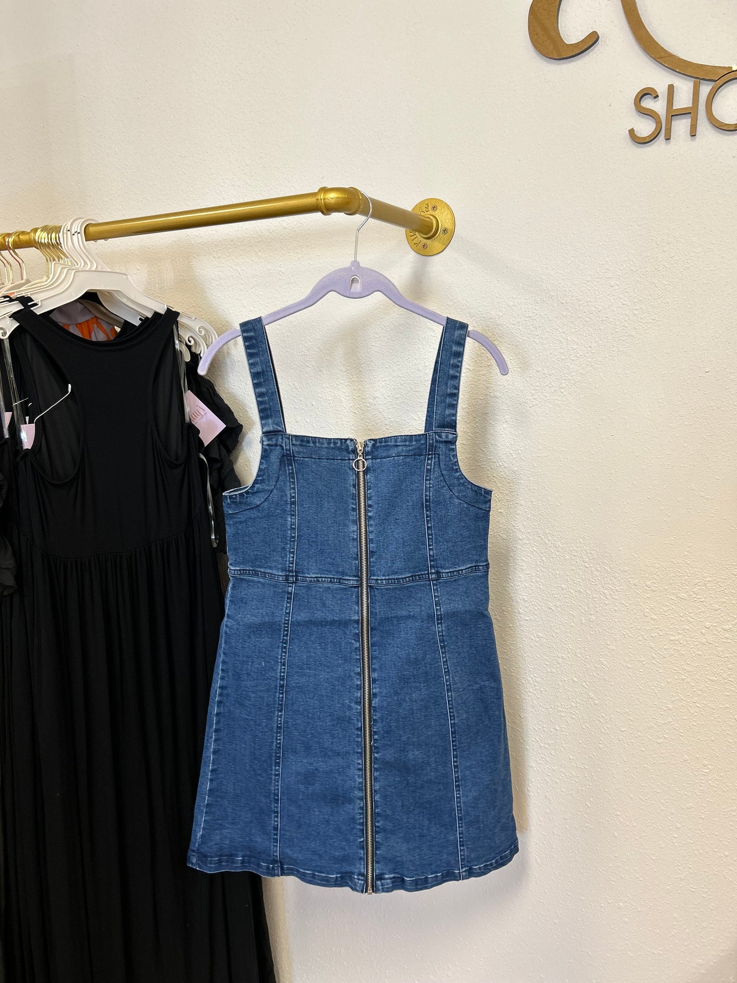 It’s a Zip Denim Dress