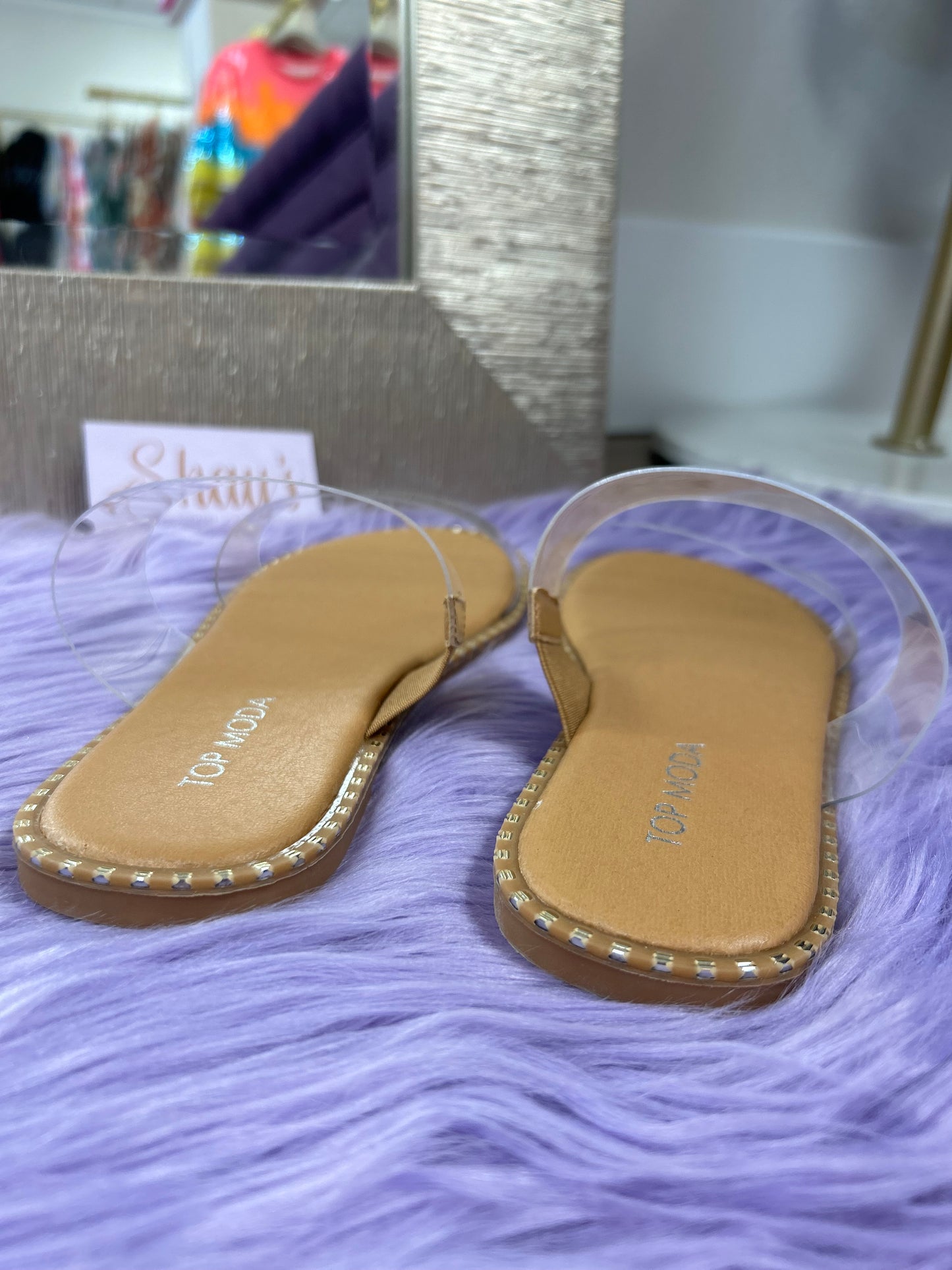 Gateth Double Clear Sandal