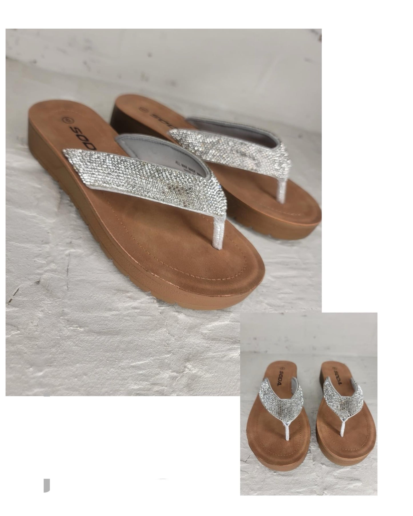 Auroy Sandal - Silver Shimmer