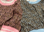 Sienna Ribbed Leopard Print Knit Top