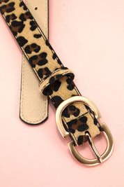 Double D Faux Leather Belt
