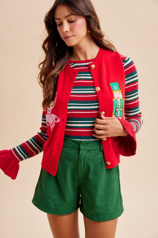 Christmas Nutcracker Sweater Vest
