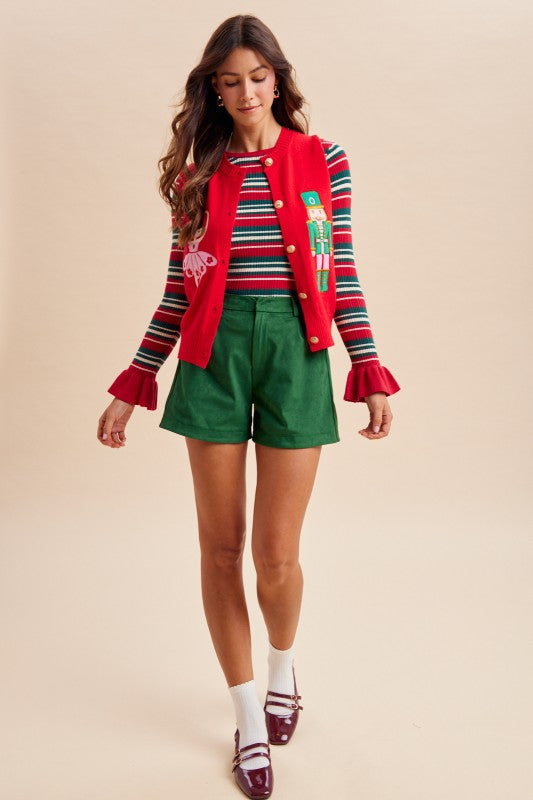 Christmas Nutcracker Sweater Vest