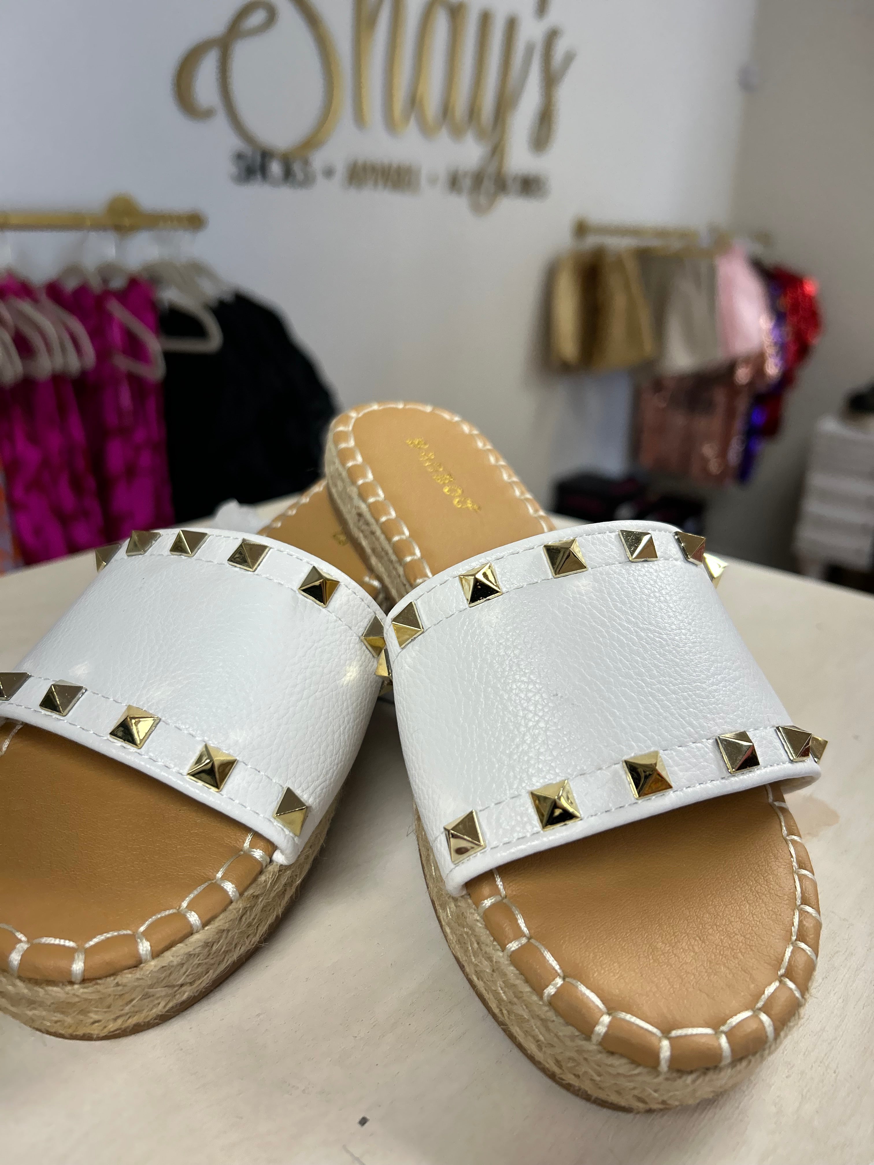 Healer Studded Slide - FINAL SALE