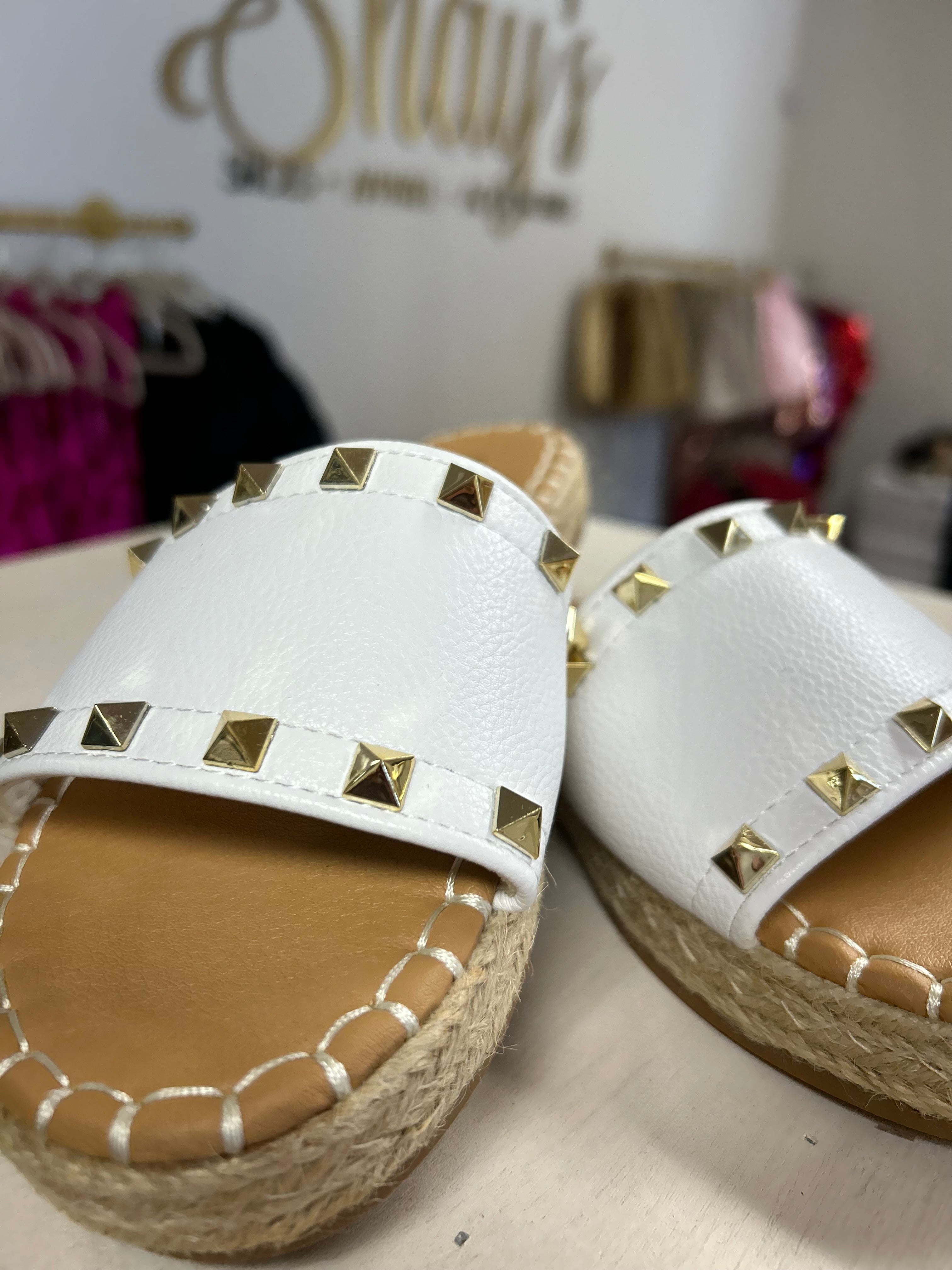Healer Studded Slide - FINAL SALE