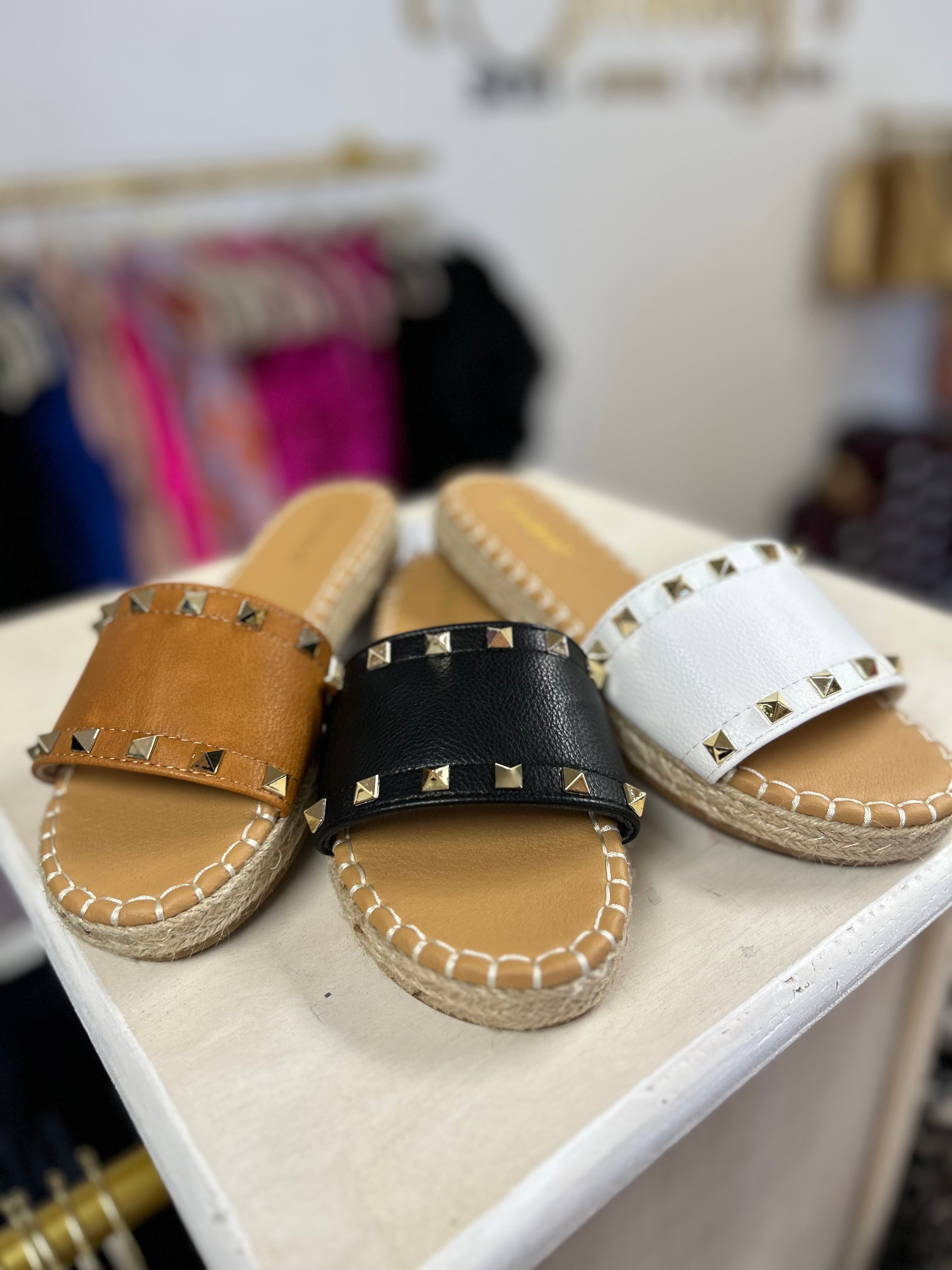 Healer Studded Slide - FINAL SALE