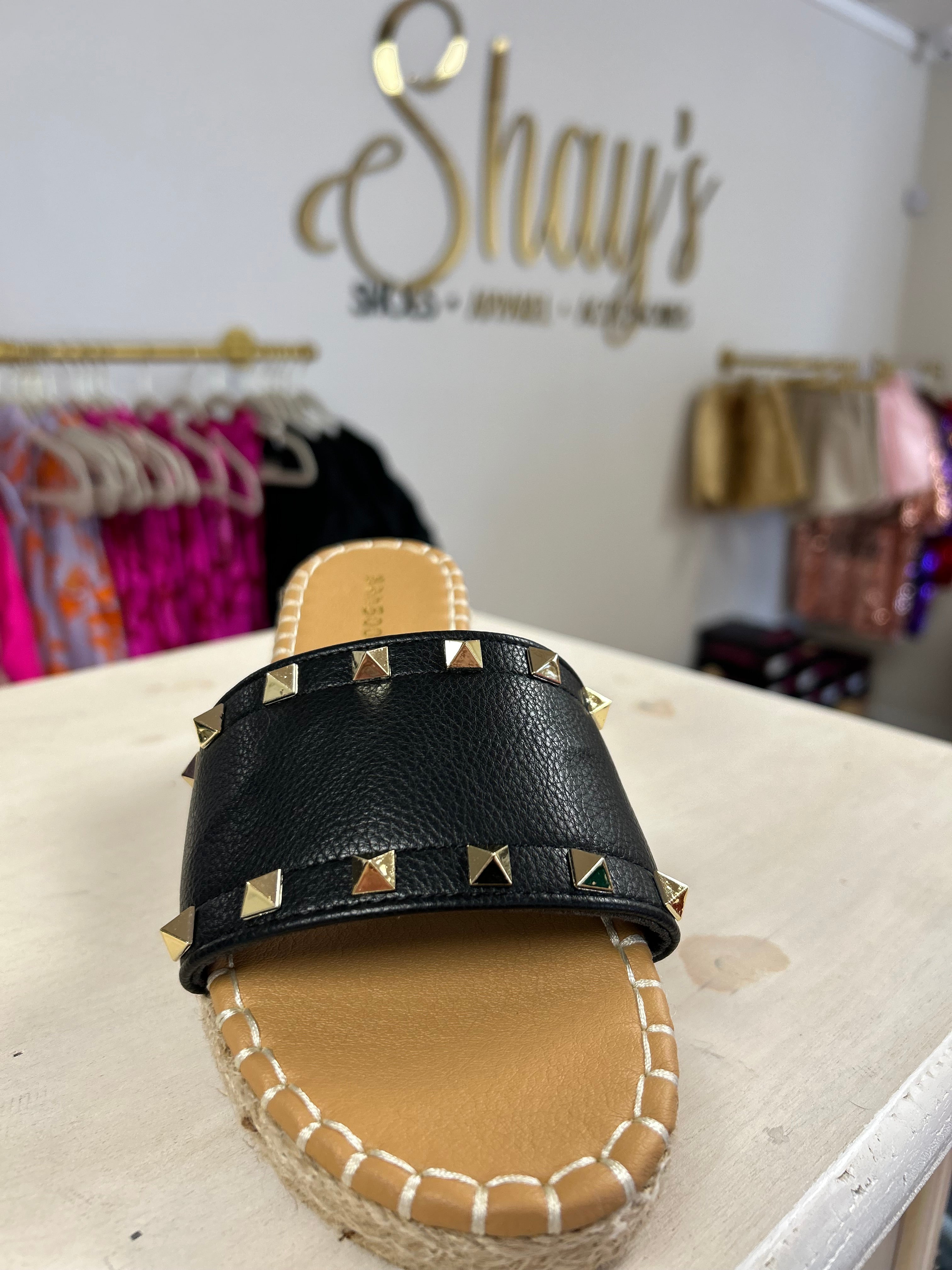 Healer Studded Slide - FINAL SALE
