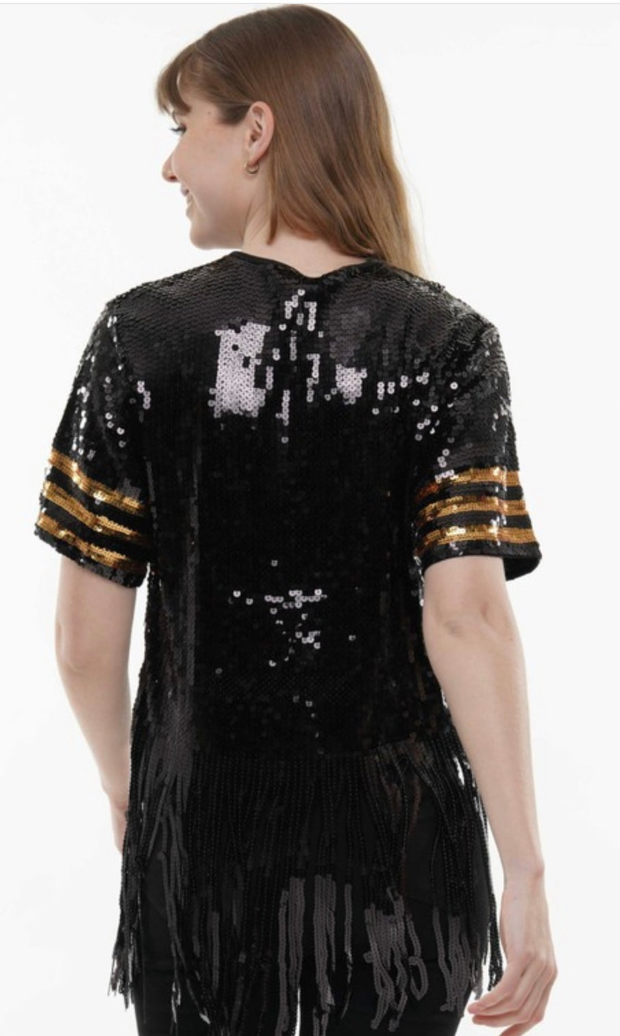 Sequin Gameday Fringe Shirt