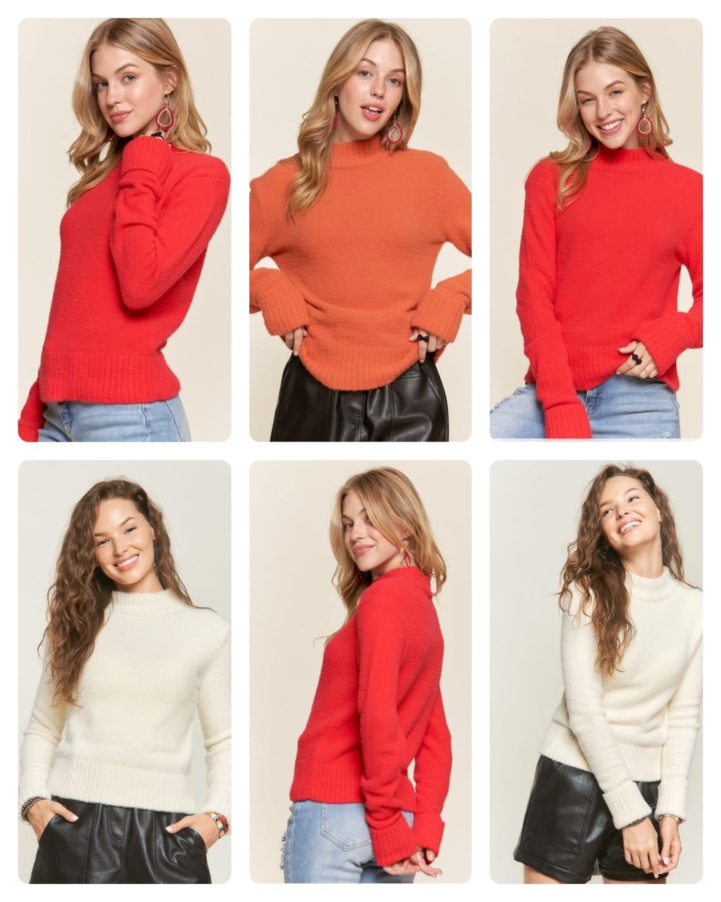 Soft Basic Sweater Top