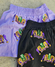 Cotton Crown Shorts- Black