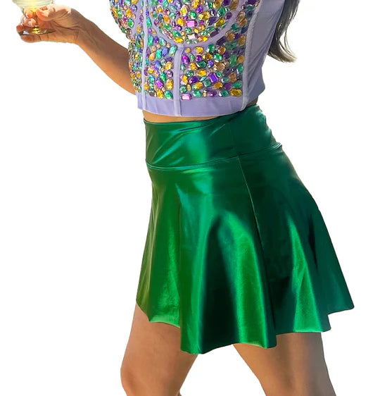 Adult Metallic Skort