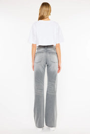 Alessia Ultra High Rise 90’s Flare Jeans - LIGHT GRAY